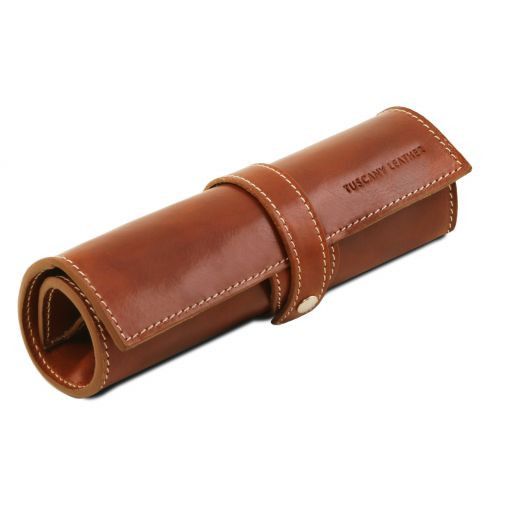 leather pen holder